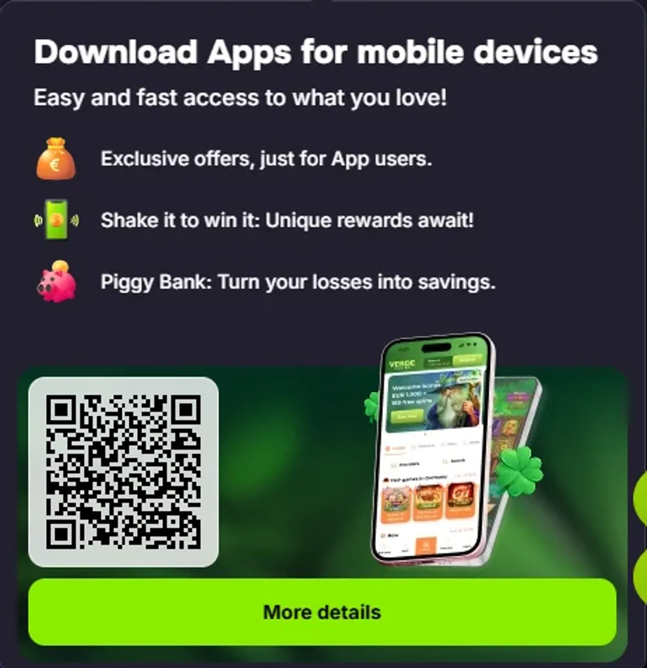 Verde casino app